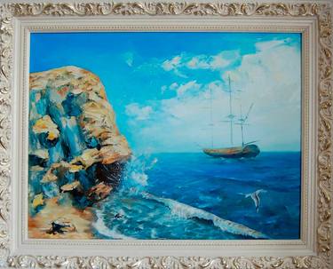 Original Impressionism Seascape Paintings by Valentin Dimura