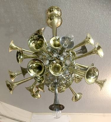 Brass Section Chandelier thumb