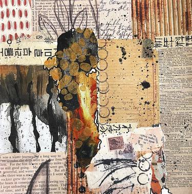 Original Abstract Mixed Media by Yvonne Coleman-Burney