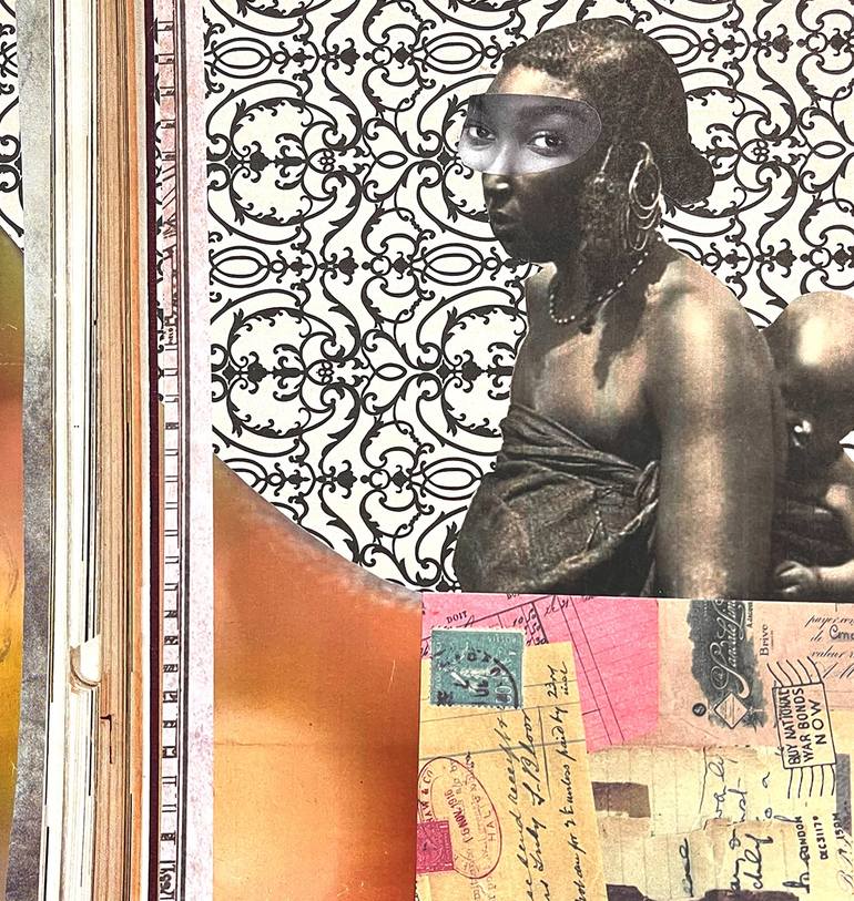 Original Figurative Culture Collage by Yvonne Coleman-Burney