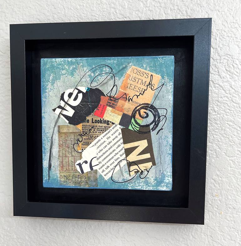 Original Contemporary Wall Collage by Yvonne Coleman-Burney