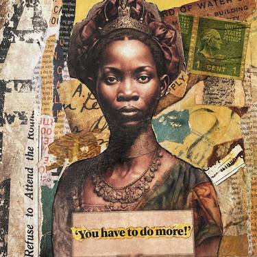 Original Women Collage by Yvonne Coleman-Burney