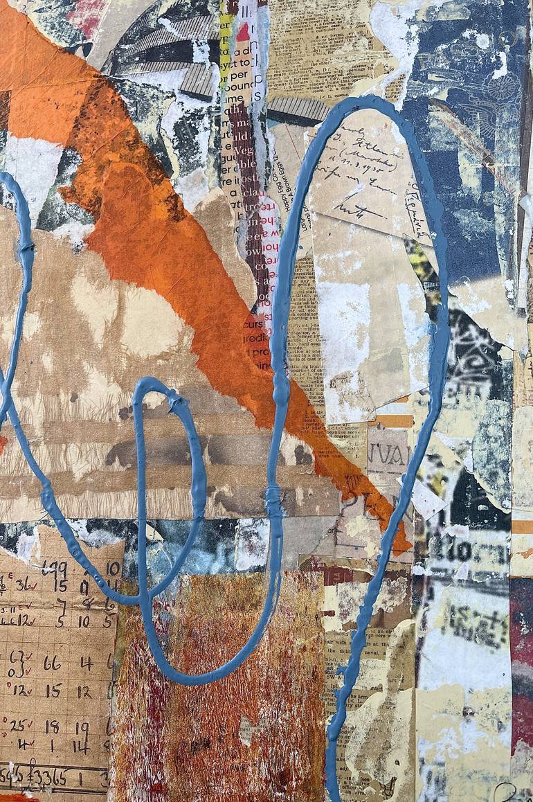 Original Contemporary Abstract Mixed Media by Yvonne Coleman-Burney