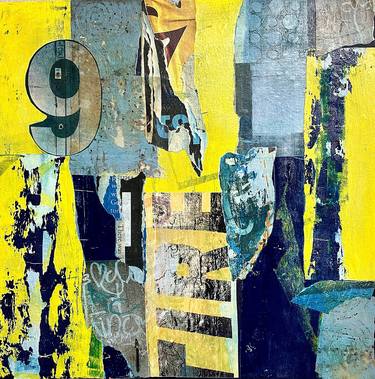 Original Abstract Collage by Yvonne Coleman-Burney