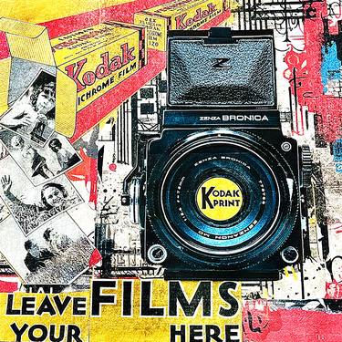 Original Contemporary Cinema Collage by Yvonne Coleman-Burney