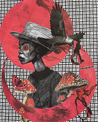 Print of Contemporary Fantasy Collage by Yvonne Coleman-Burney