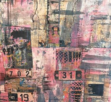 Original Street Art Graffiti Mixed Media by Yvonne Coleman-Burney