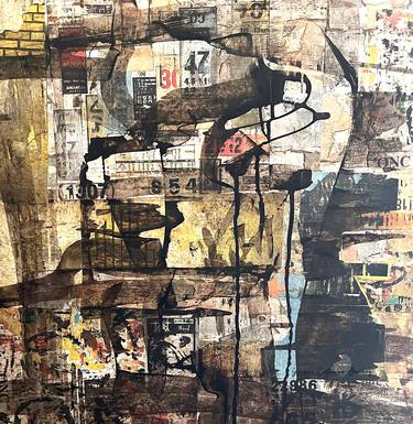 Original Contemporary Abstract Mixed Media by Yvonne Coleman-Burney