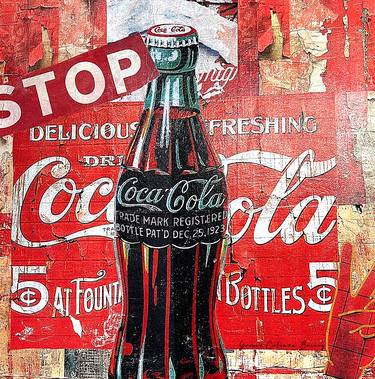 Original Contemporary Food & Drink Collage by Yvonne Coleman-Burney