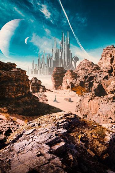 Mars Colonization. Digital Art thumb