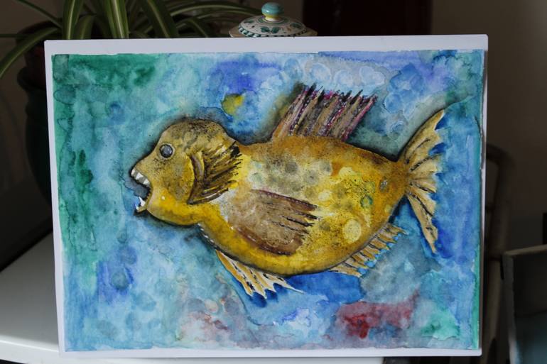 Original Contemporary Animal Painting by Olesya Rosani
