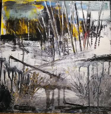 Print of Abstract Landscape Paintings by Olesya Rosani