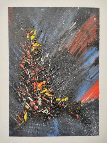 Original Abstract Painting by Robert Mojsov