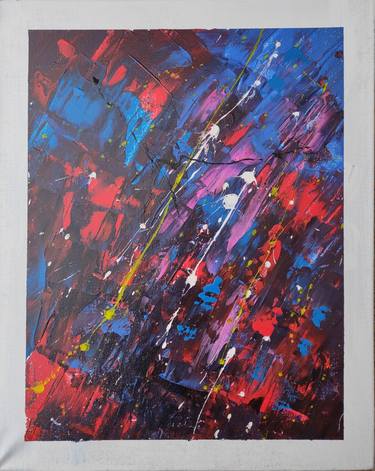 Original Abstract Expressionism Abstract Paintings by Robert Mojsov