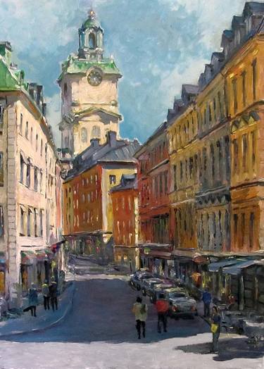 Print of Impressionism Cities Paintings by Dimitri Zukov
