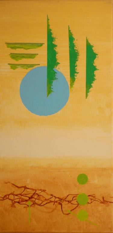 Original Conceptual Abstract Paintings by JOHN LEININGER