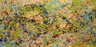 Original Abstract Expressionism Abstract Paintings by JOHN LEININGER