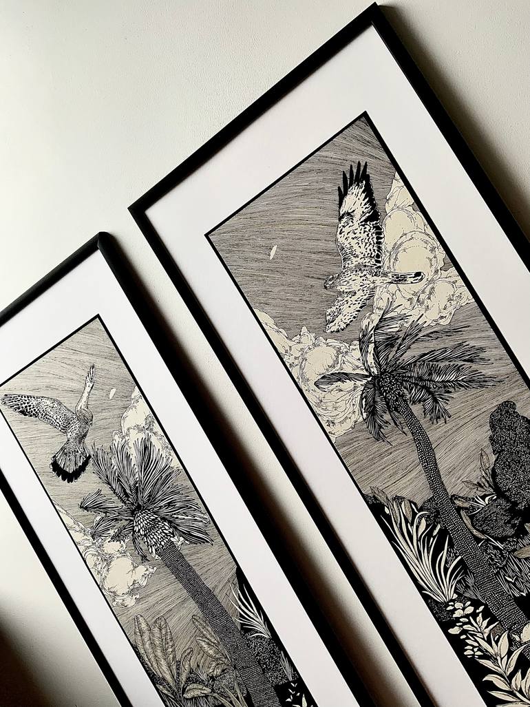 Original Illustration Botanic Drawing by William Butcher