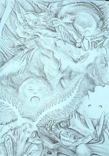 Print of Conceptual Abstract Drawings by Philipp Rukavishnikov