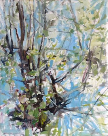 Original Abstract Tree Paintings by Antonia Rusu