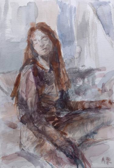 Original Women Painting by Antonia Rusu