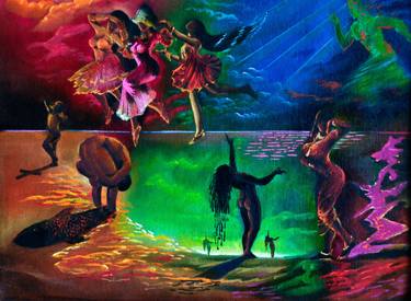 Original Realism Fantasy Paintings by Jahfar Klari