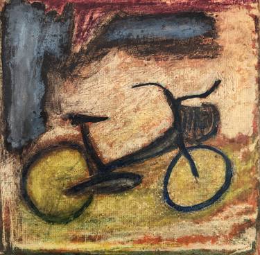 Print of Modern Bicycle Paintings by Arnaud Quentin de Coupigny