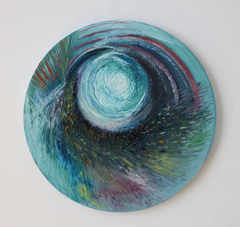ABYSS 40 cm Painting by Anna Belinskaya | Saatchi Art