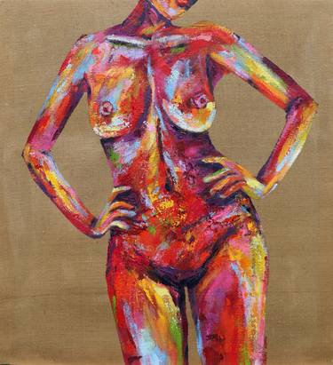 Print of Abstract Nude Paintings by Manon Raman