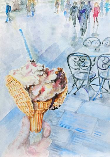 Print of Food & Drink Paintings by Iren Maria Di