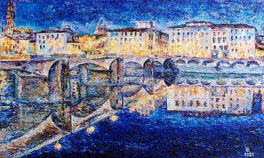 Original Expressionism Cities Paintings by Iren Maria Di