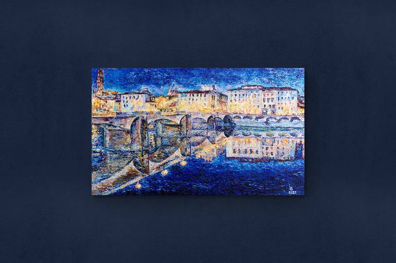 Original Expressionism Cities Painting by Iren Maria Di