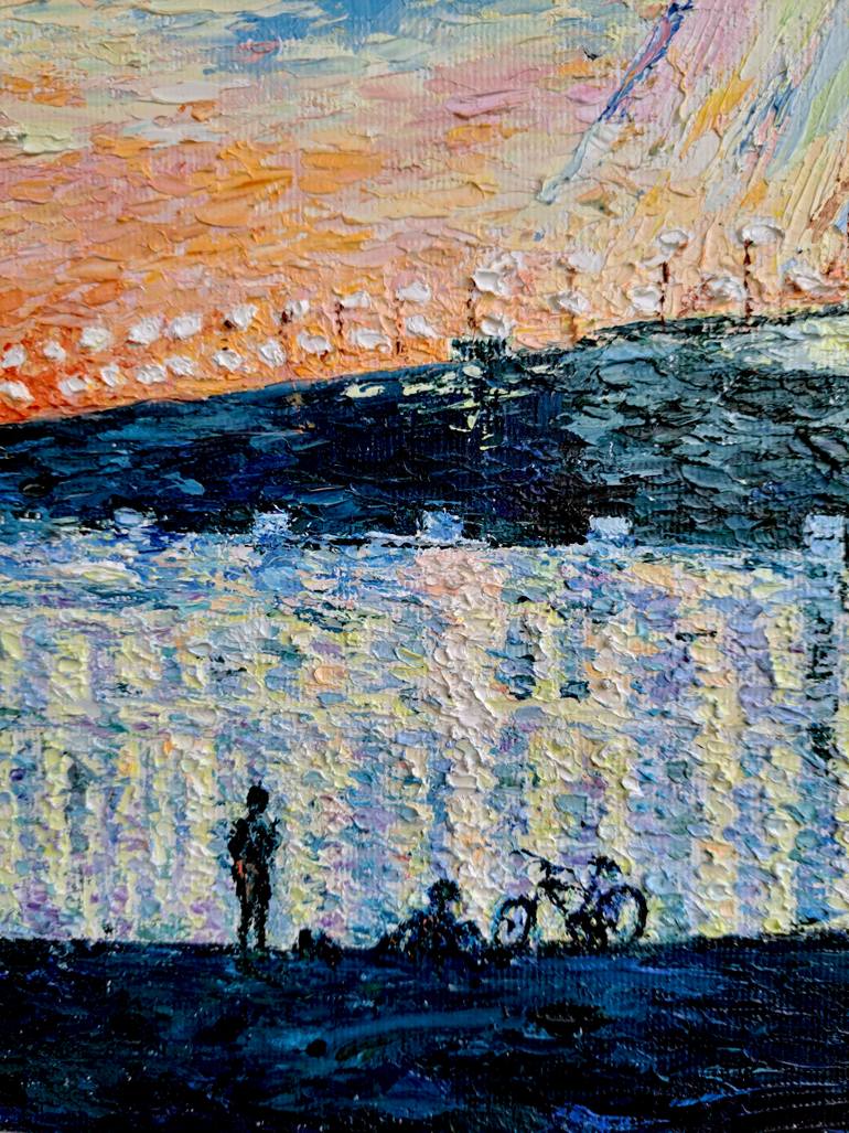 Original Expressionism Cities Painting by Iren Maria Di