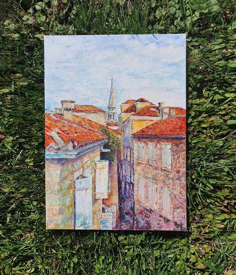 Original Impressionism Cities Painting by Iren Maria Di