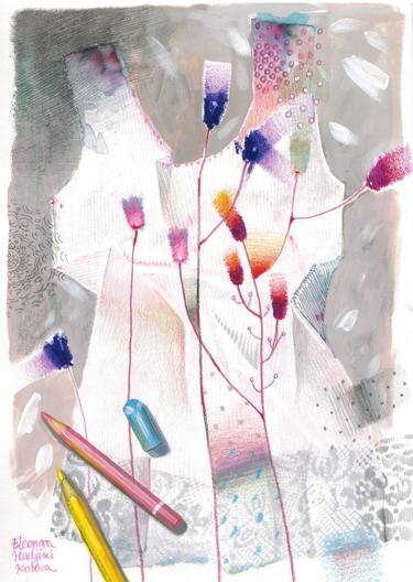 Print of Fine Art Floral Paintings by Eleonora Hadjinikolova