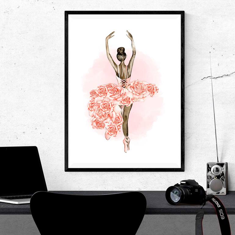 Original Other Fashion Drawing by Leila Alieva