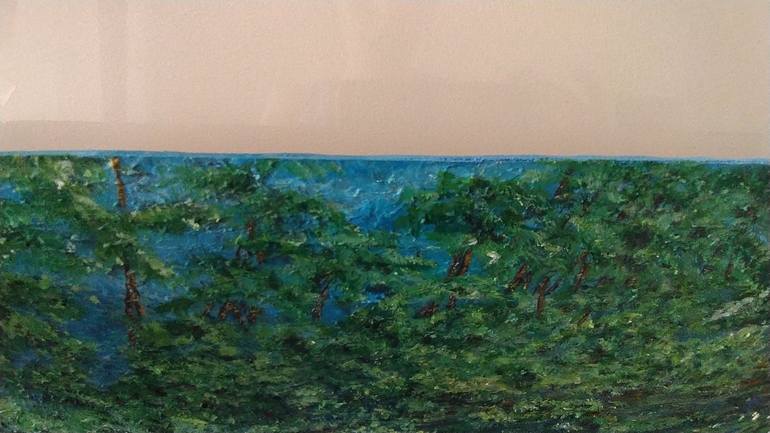 Original Impressionism Landscape Painting by Oryslava ZVONKO