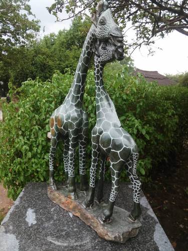 Giraffe by Artist Dereck Fombe thumb