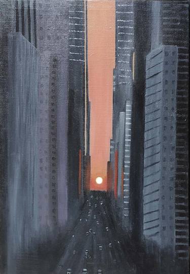 Original Fine Art Architecture Paintings by Zarmeen Lodhi