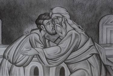 Original Fine Art Religion Drawings by Tijana Markocevic