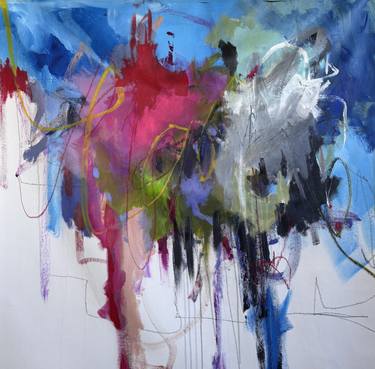 Original Abstract Expressionism Abstract Painting by Colleen Rieu