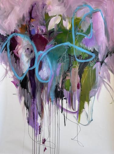 Original Abstract Expressionism Abstract Painting by Colleen Rieu