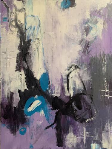 Original Abstract Expressionism Abstract Paintings by Colleen Rieu