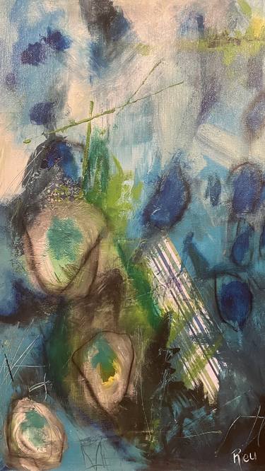 Original Abstract Expressionism Abstract Paintings by Colleen Rieu