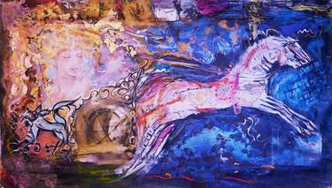 Print of Abstract Expressionism Classical mythology Paintings by Rosana Friederichs