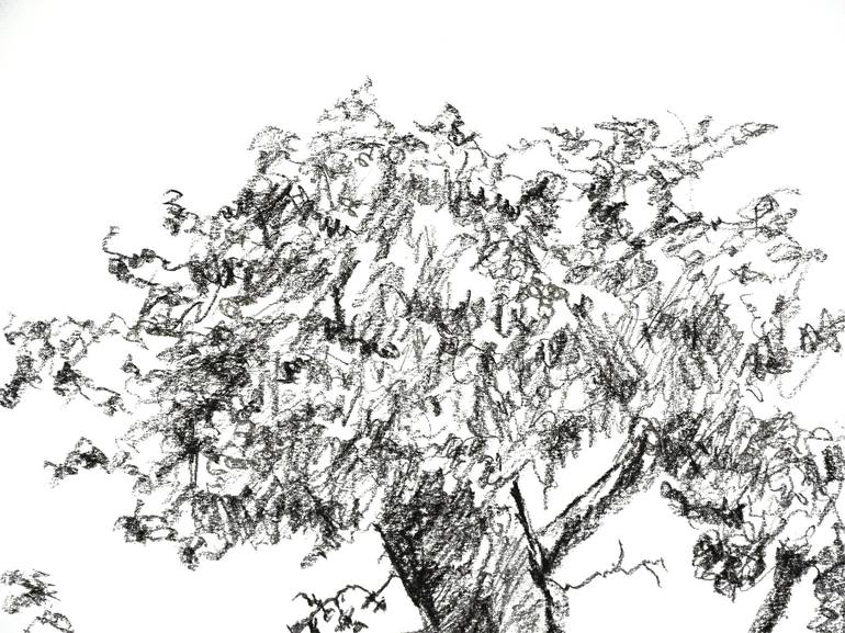 Original Abstract Tree Drawing by Gordana Rakusa