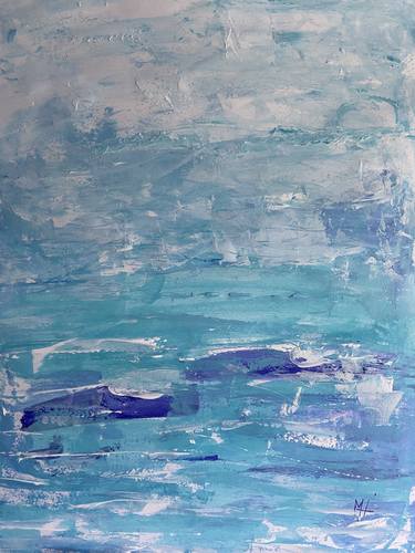 Original Abstract Seascape Paintings by MARTINE HARRIS