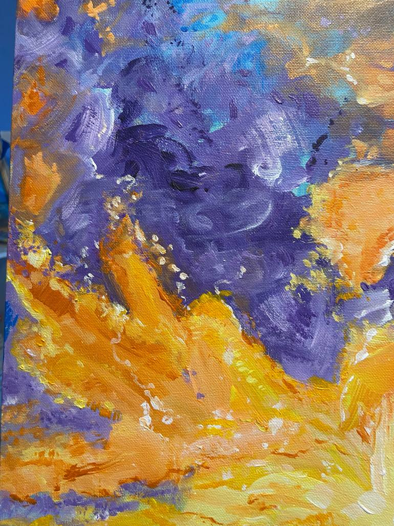 Original Abstract Seascape Painting by Martine Harris