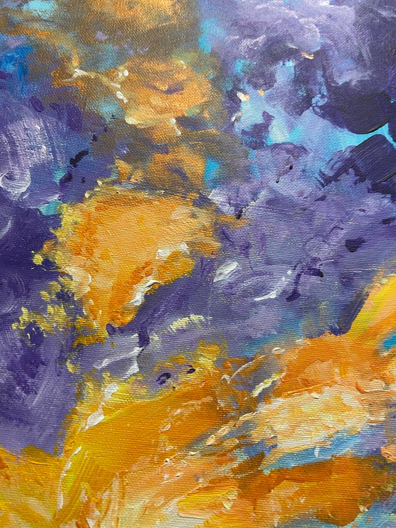 Original Abstract Seascape Painting by Martine Harris