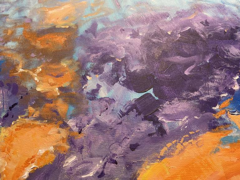 Original Abstract Seascape Painting by MARTINE HARRIS